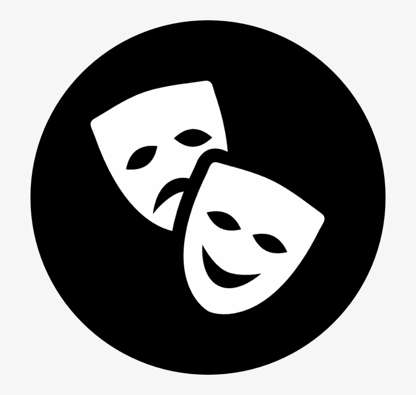 Actor Reels - White Theatre Mask Png, transparent png download