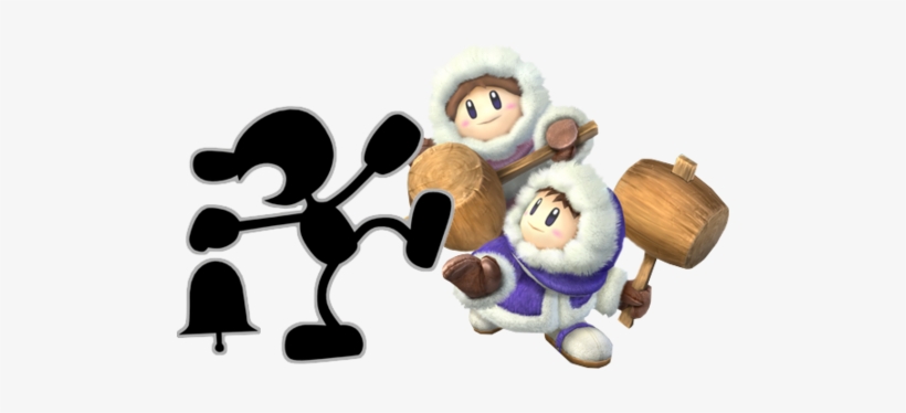 Game And Watch And The Ice Climbers Are Very Unique - Super Smash Bros Yandere, transparent png download