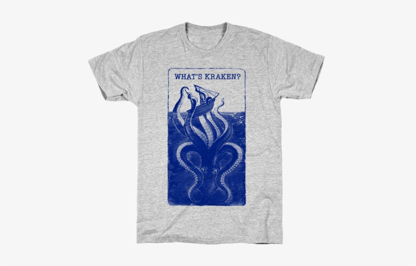 What's Kraken - Funny Stegosaurus T Shirt, transparent png download