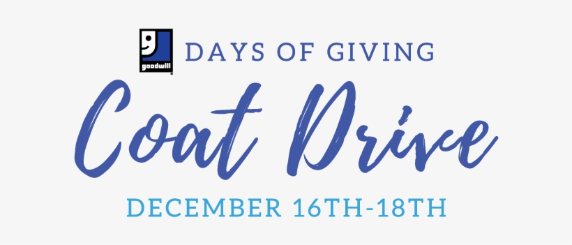 Goodwill Days Of Giving Coat Drive - Alexandra Footage, transparent png download