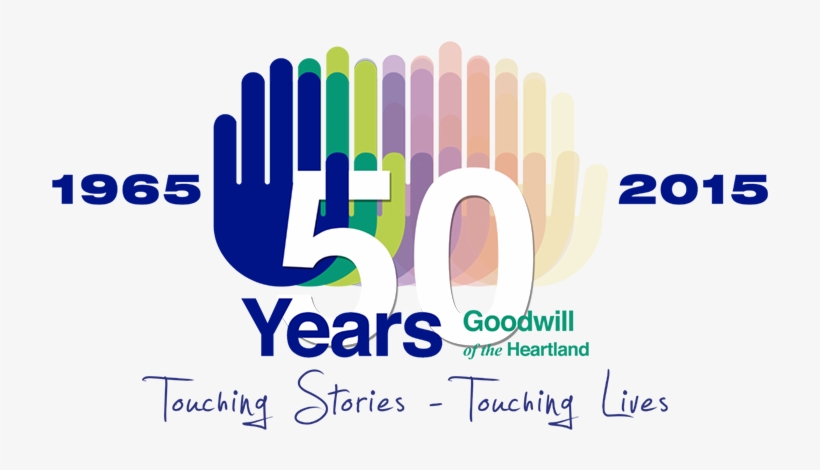 Goodwill 50 Anniversary Alpha 800w - Goodwill Of The Heartland, transparent png download