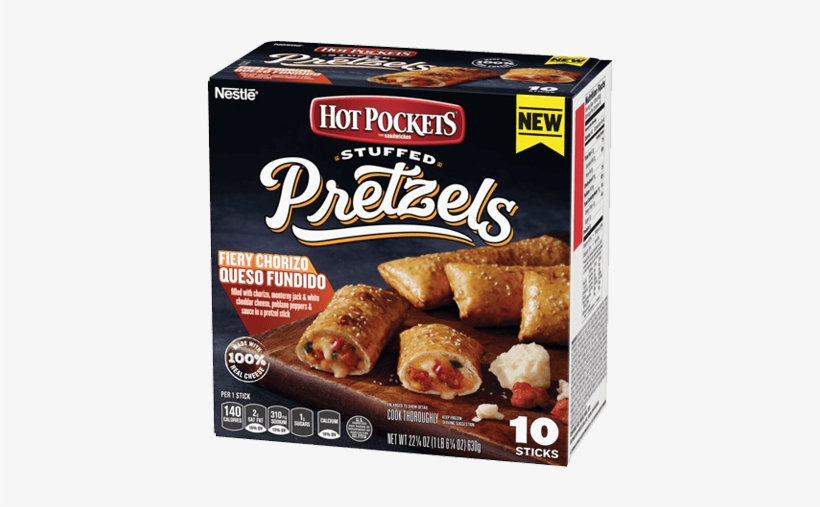 Stuffed Pretzel Fiery Chorizo Queso Fondido - Hot Pocket Stuffed Pretzel, transparent png download
