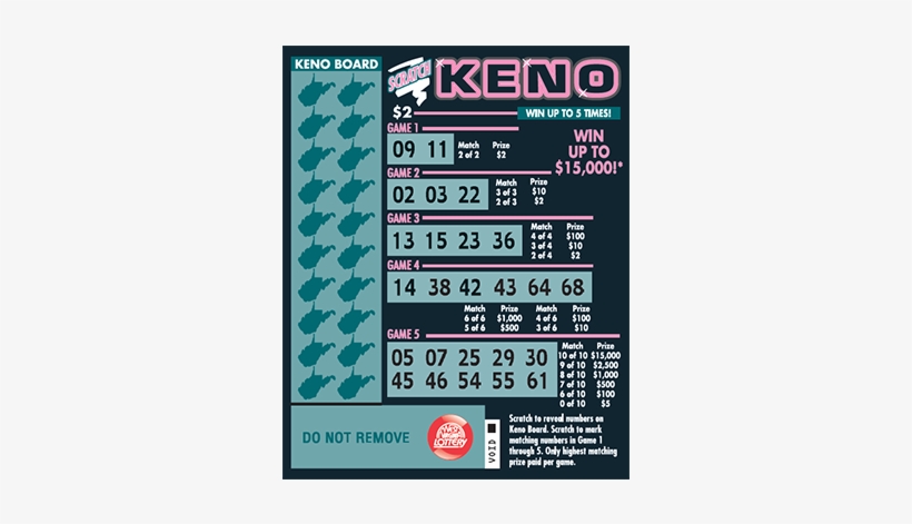Scratch Keno - Black And White, transparent png download