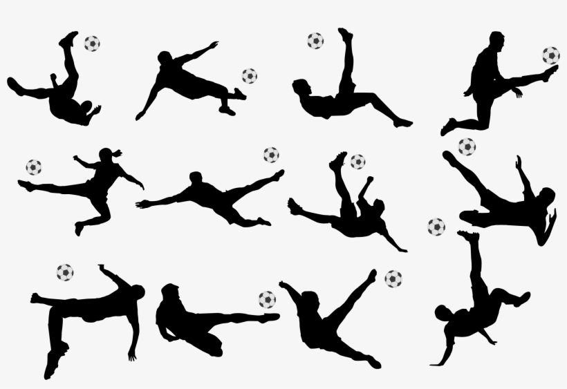 Football With People Silhouettes - Super Kick Football, transparent png download