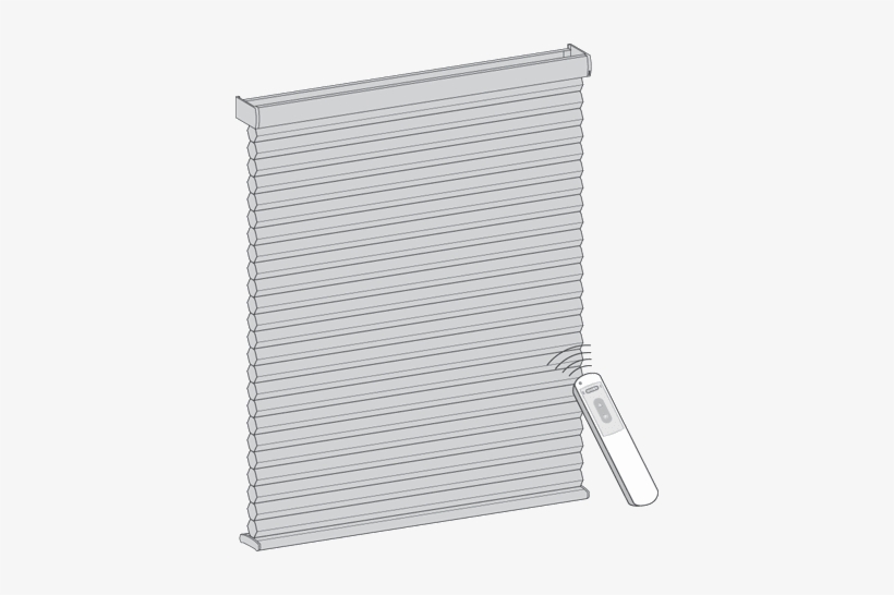 2 On 1 Shade, Motorization - Cellular Shades, transparent png download