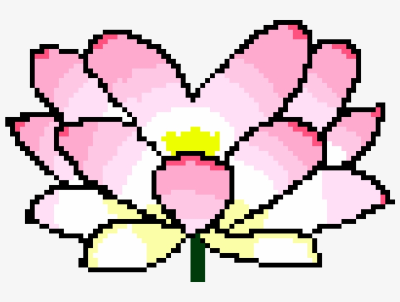 Water Lily - Pixel Art Water Lily, transparent png download
