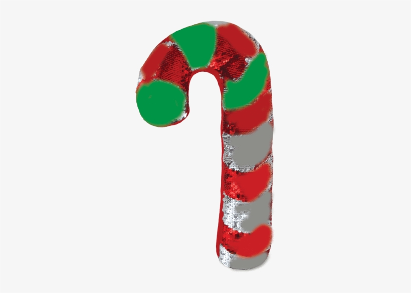 Picture Of Candy Cane Reversible Sequin Pillow - Candy Cane, transparent png download