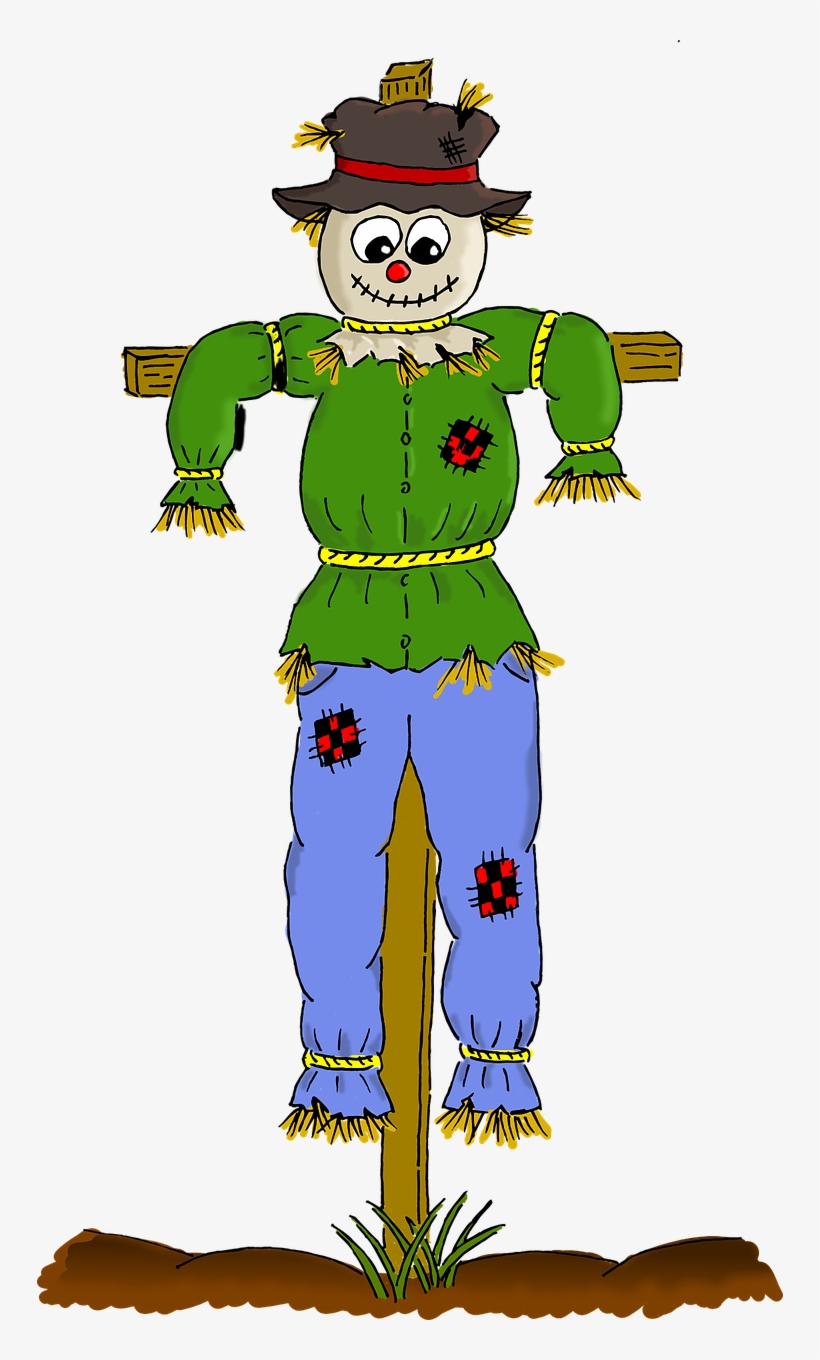 Vacation, Scarecrow Fall Autumn Halloween Harvest Se - Scarecrow Clipart, transparent png download