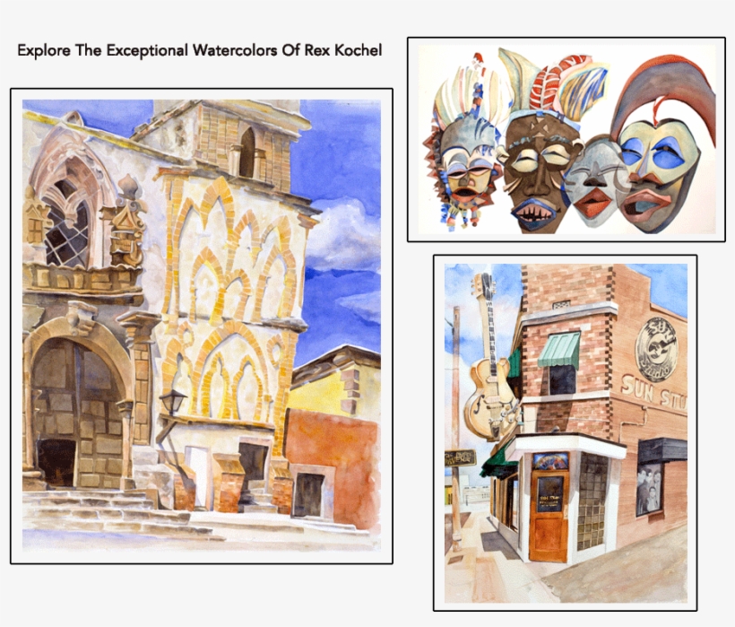 Rex Kochel Exceptional Watercolors - Visual Arts, transparent png download