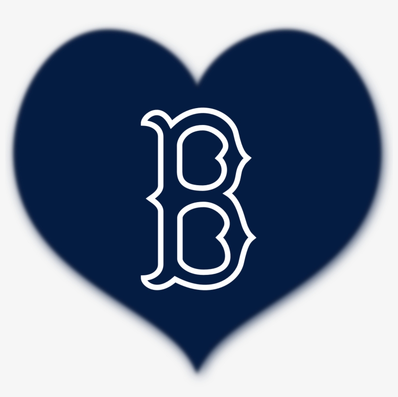 Pray For Boston Heart Blue 17 1969px 551 - Boston Red Sox Heart, transparent png download