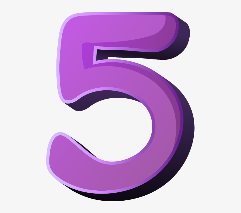Number 5 Png - Number, transparent png download
