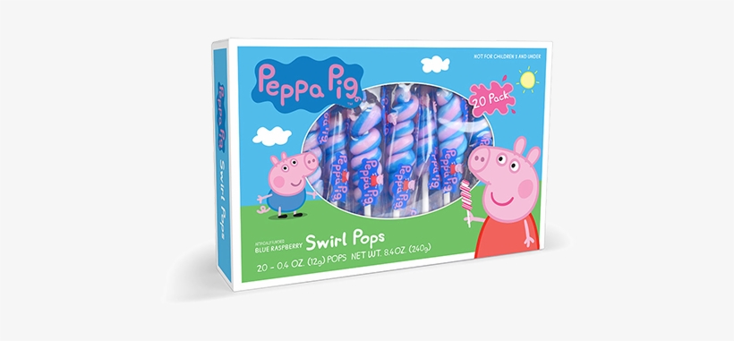 Peppa Pig Swirl Pops - Peppa Pig, transparent png download