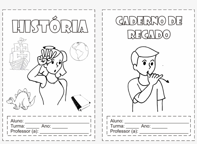 Capa Para Caderno Em Libras, transparent png download