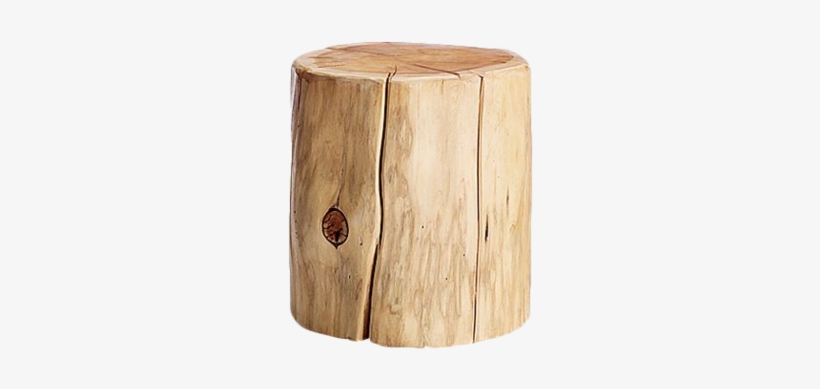 Natural Tree Stump Side Table - Tree Stump Table Png, transparent png download