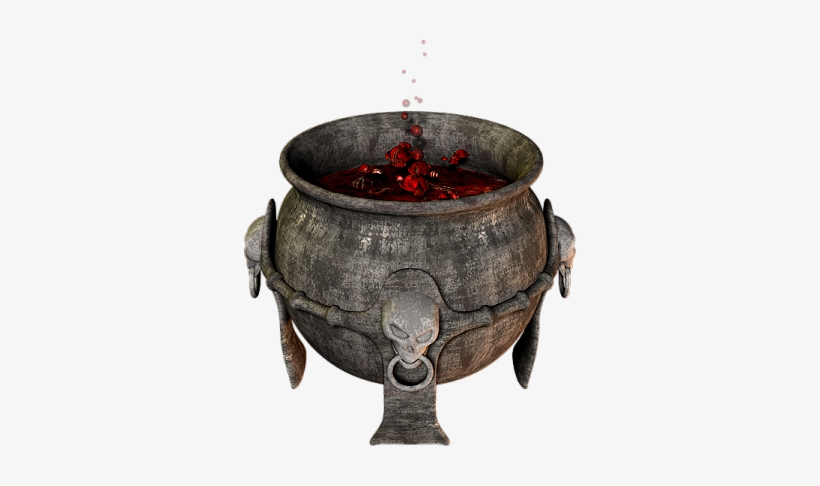 Cauldron-012 - Cauldron With Potion Png, transparent png download