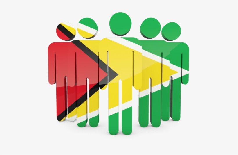 Illustration Of Flag Of Guyana - Mexico Y Su Administracion, transparent png download