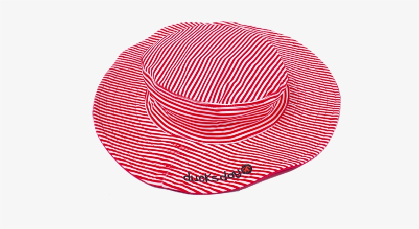 Sun Hat Quickdry Red Stripe Click To Zoom - Ducksday Kid's Matching Hat Hat (s, Red/pink/white), transparent png download