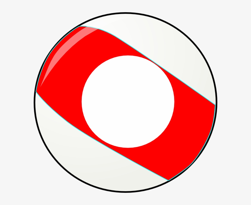 Red Billiard Ball 10, transparent png download