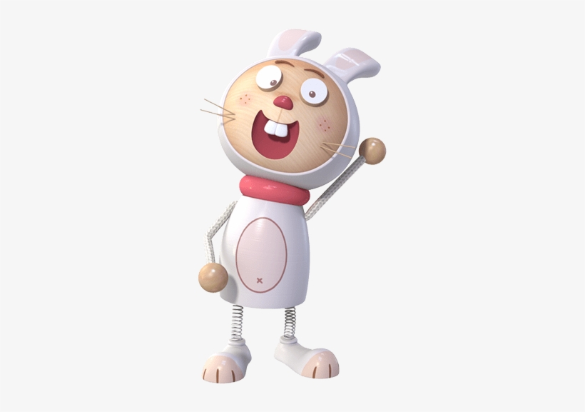 Hopparoo Waving Png - Tickety Toc Png, transparent png download