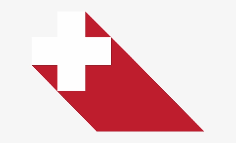 First Aid Cross With Red Stripe Small - First Aid Training Ad, transparent png download