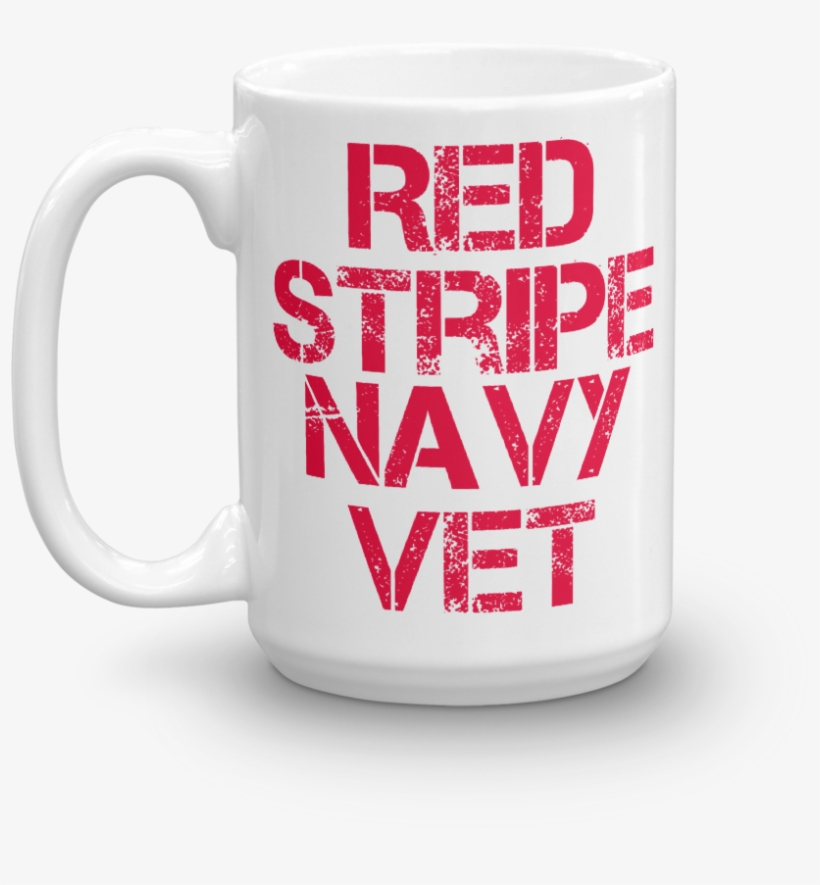 Red Strip Navy Vet Coffee Mug, transparent png download