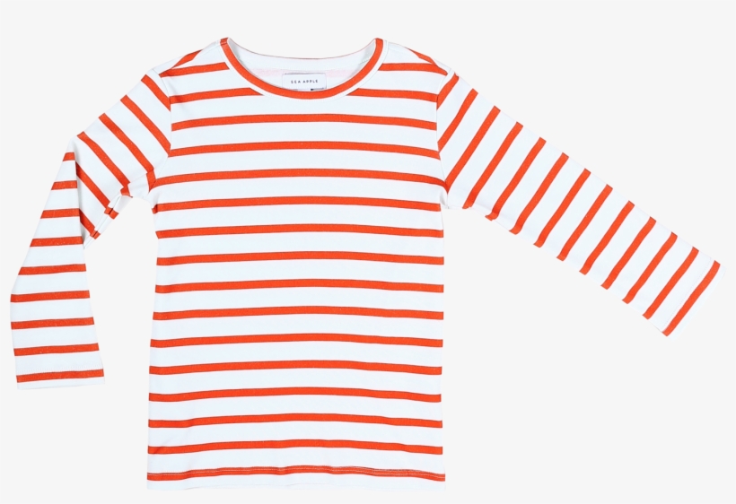 Sea Apple Red Stripe Long Sleeve Top - Diamond Supply, transparent png download