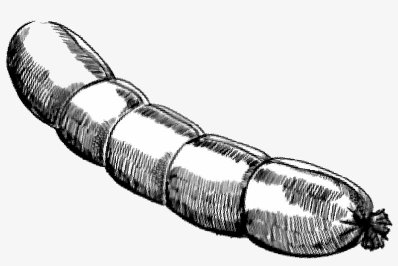 Cured Sausages - Sausage, transparent png download