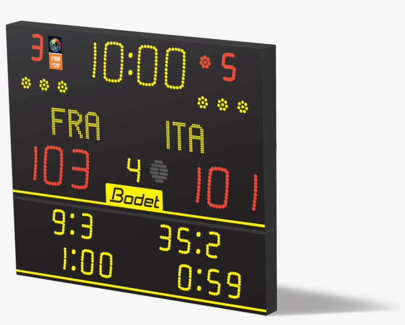 Bodet - Multisport Scoreboard - 8t215 Alpha - Scoreboard, transparent png download