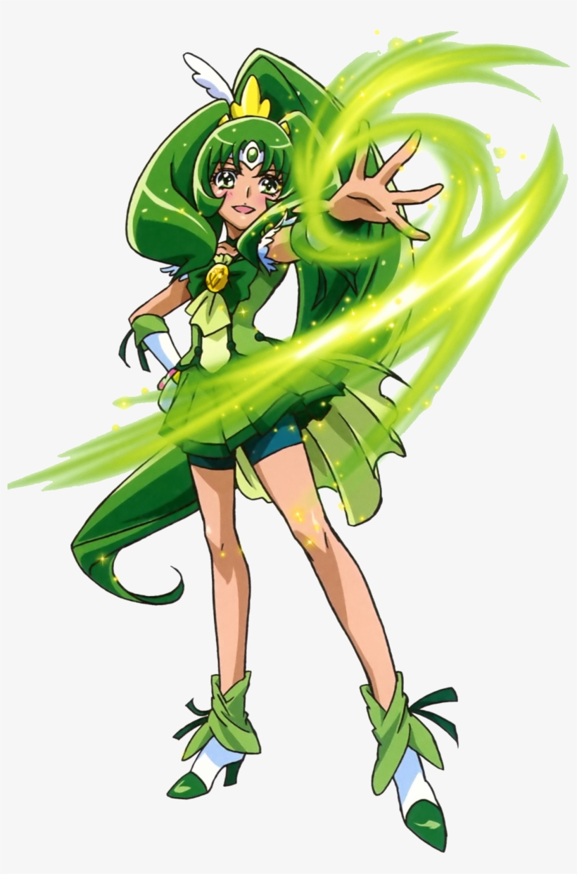 Cure March By Maria C3497-d7gsfgc - Glitter Spring From Glitter Force, transparent png download