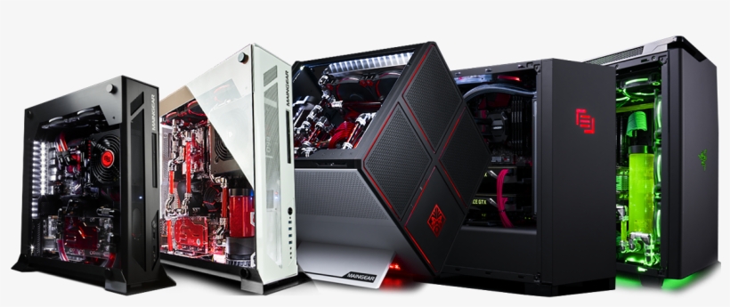 Gaming Pc Png Image Image Black And White Library - Computers Gaming, transparent png download