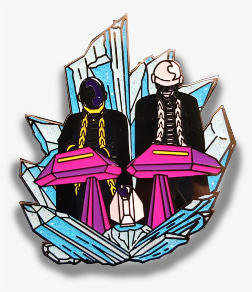 My Buddy Made A Daft Punk Enamel Pin - Lapel Pin, transparent png download