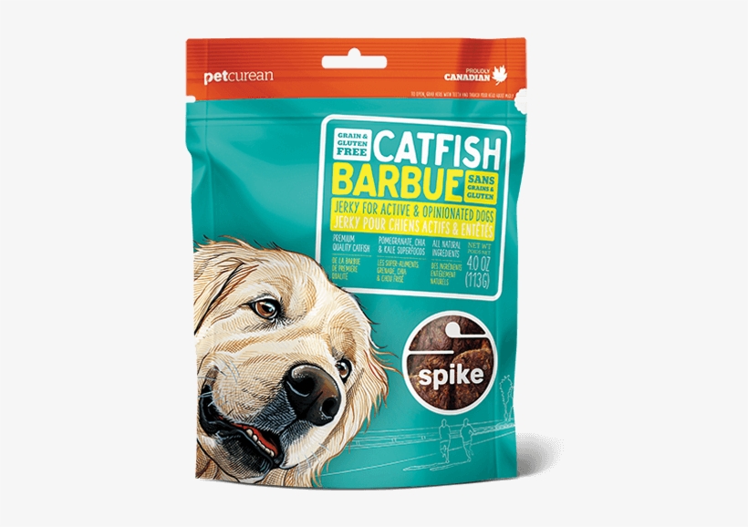 Grain Free Catfish Jerky For Dogs - Petcurean Spike Treats, transparent png download