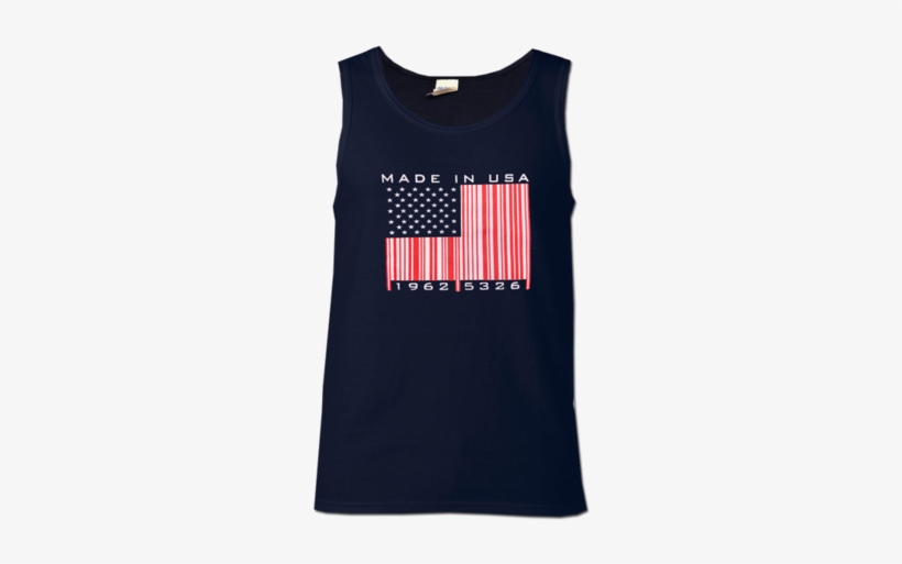 Men's Navy Tank Top Made In Usa - Top, transparent png download