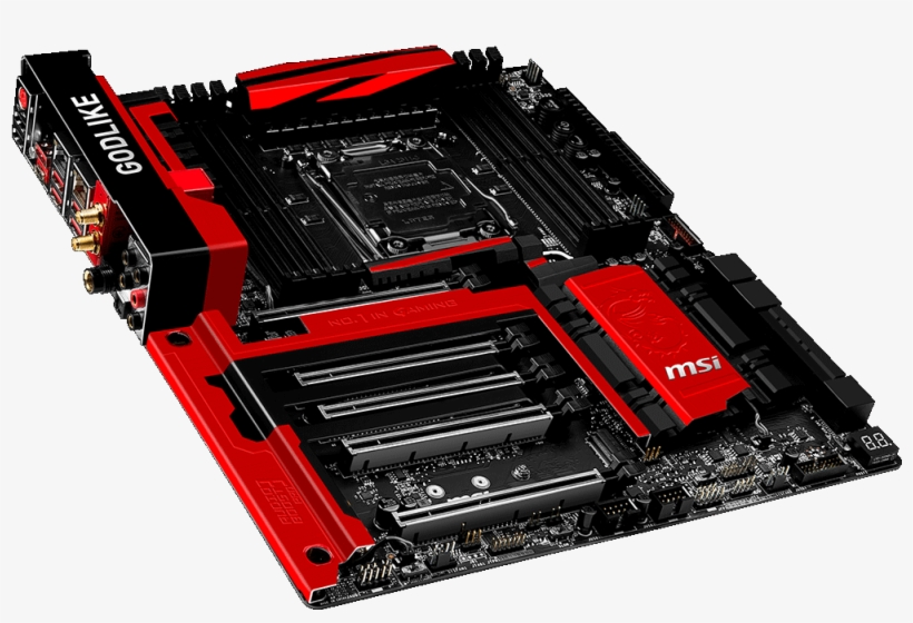 Best Gaming Motherboard - Msi X99a Godlike Gaming Extended Atx Motherboard -, transparent png download