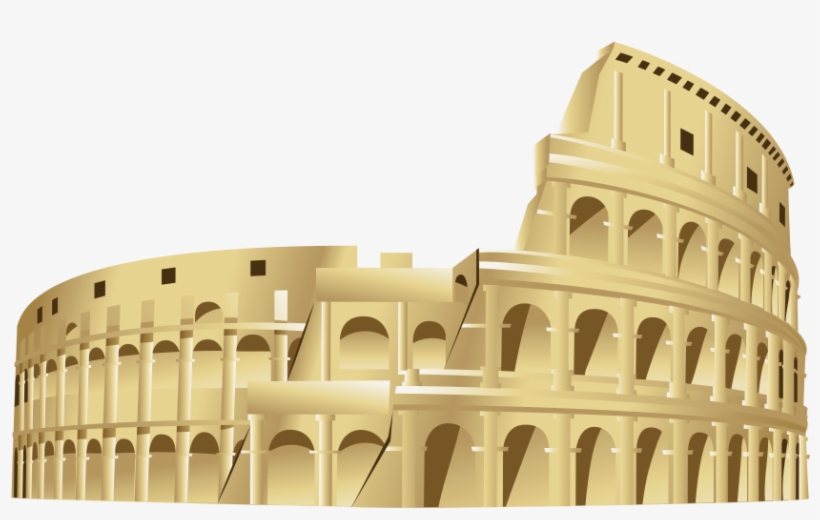 The Colosseum Png Clip Art - Clip Art Colosseum Png, transparent png download