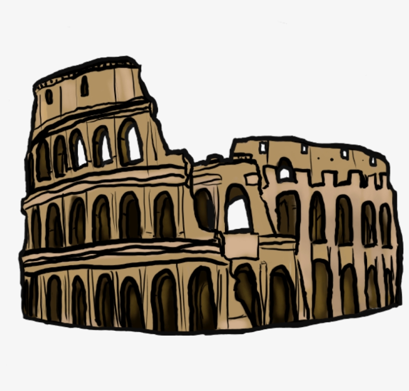 Free Png Colosseum Png Images Transparent - Ancient Roman Architecture Clipart, transparent png download