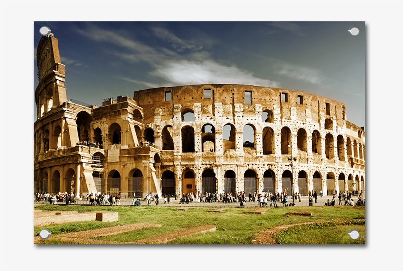 The Colosseum Or Coliseum - Colosseum, transparent png download