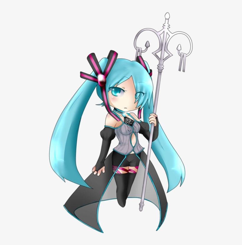 Spoiler Alert Click To Show Or Hide - Miku Chibi, transparent png download