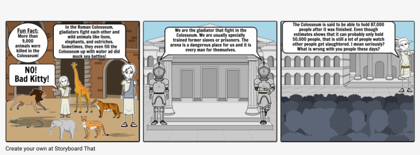 Roman Colosseum - Cartoon, transparent png download