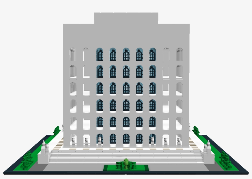 Square Colosseum In Rome - Palazzo Della Civiltà Italiana, transparent png download