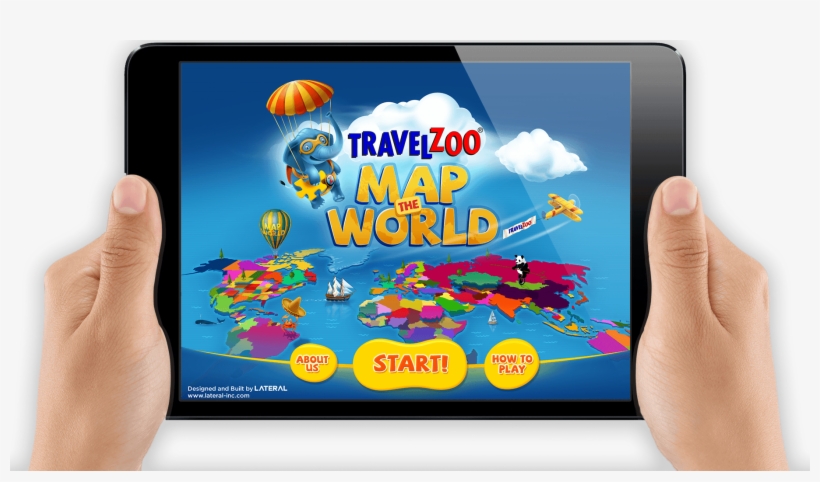 Hands-ipad - Travelzoo, transparent png download