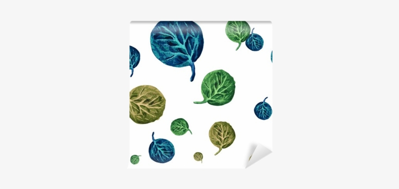Watercolor Seamless Pattern With Autumn Leaves - Watercolor Painting, transparent png download