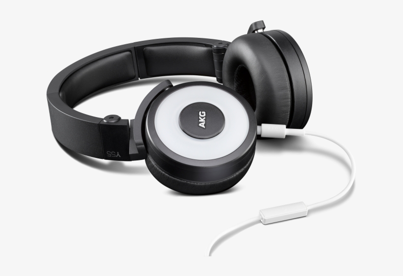 Akg Y 55 On Ear Headphones With Mic - Akg Y55 Dj Headphones (white), transparent png download