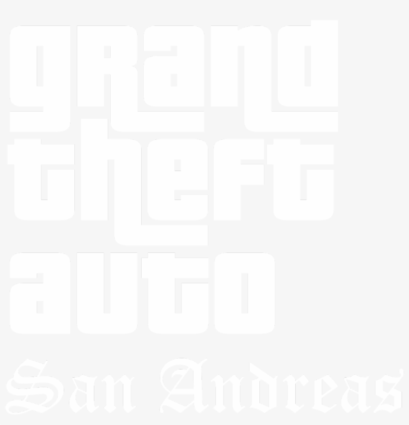 Gta Font And San Andreas Font Gta Xbox Sony Microsoft - Château D'angers, transparent png download