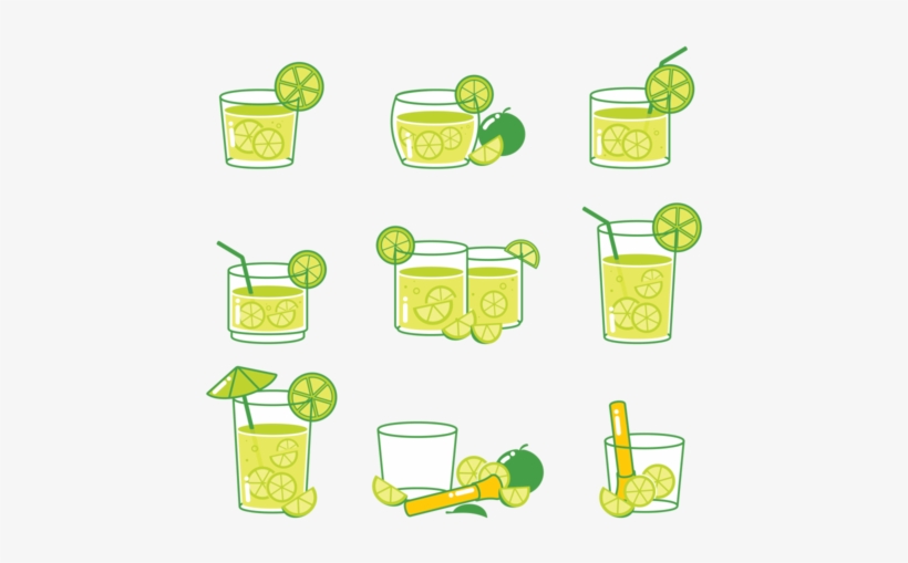 Caipirinha Cocktail Icons - Cocktail, transparent png download