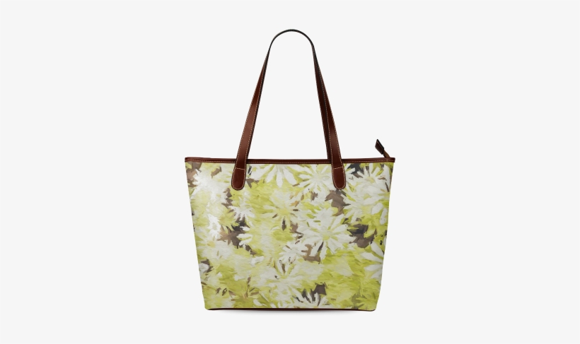 Watercolor Flowers Shoulder Tote Bag - Everyday Tote Bag, transparent png download