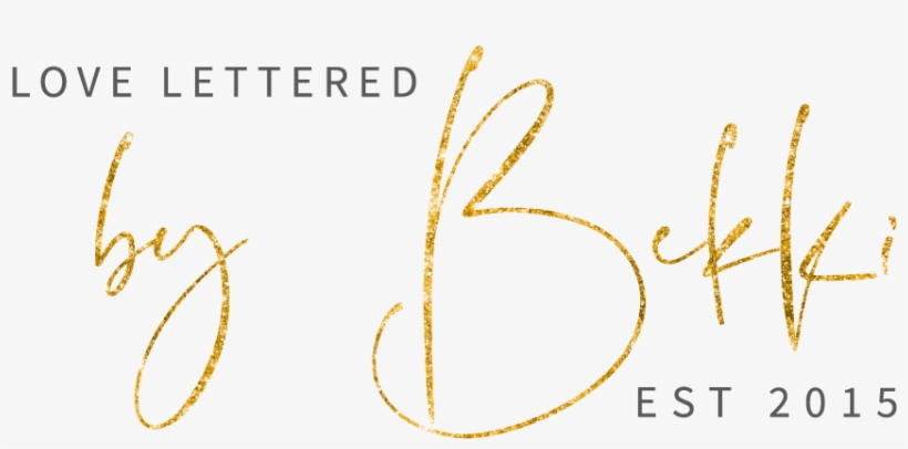 Love Lettered By Bekki - Watercolor Painting, transparent png download