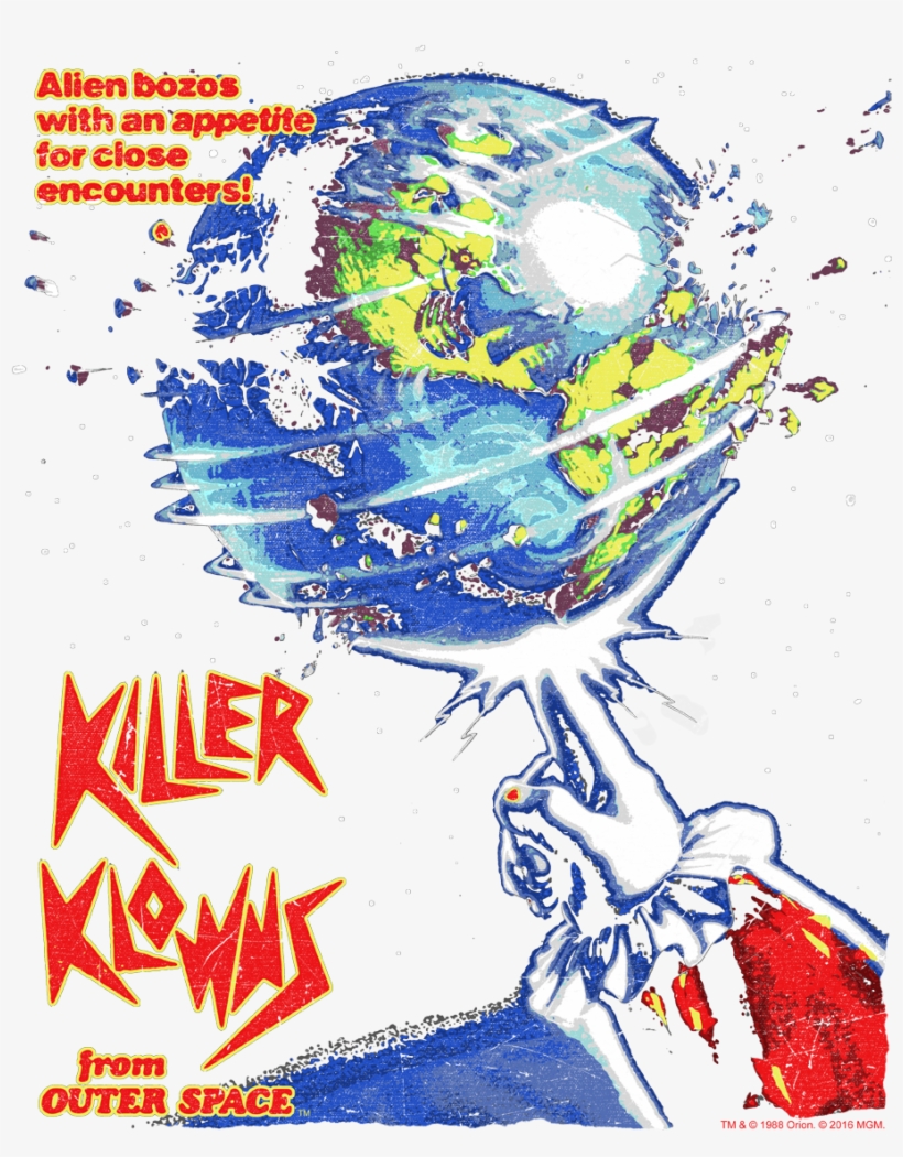 Killer Klowns From Outer Space Invaders Men's Regular - Graphic Design, transparent png download