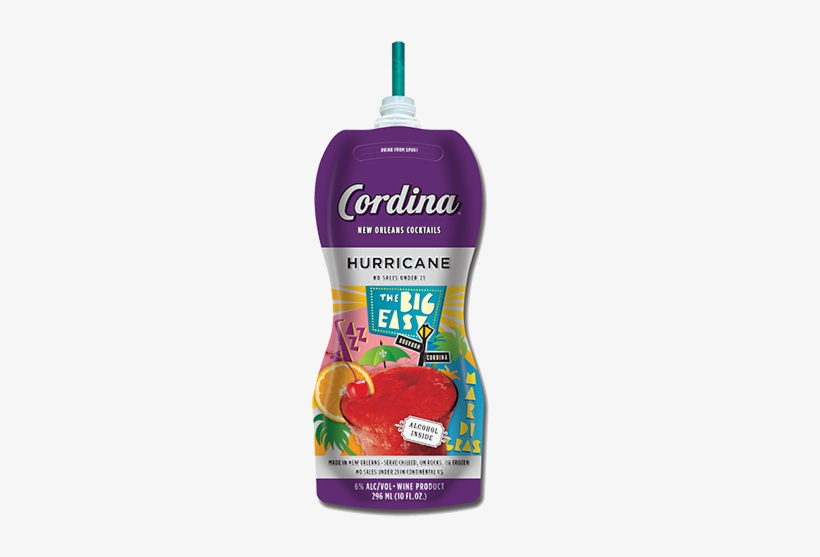 Cordina New Orleans Cocktails - Cordina Daiquiri, Light, Strawberry - 10 Fl Oz, transparent png download
