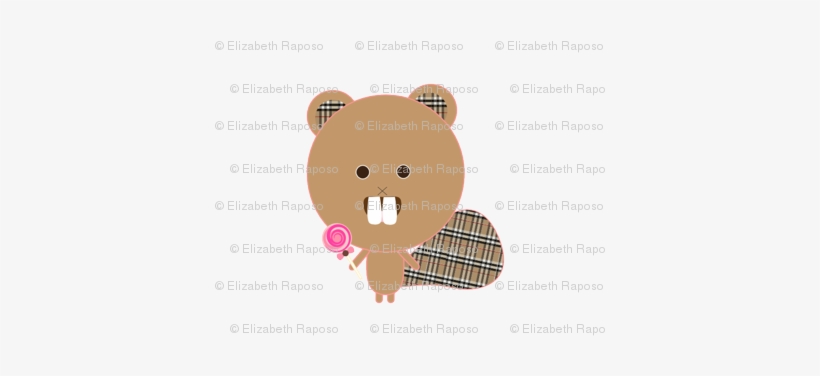 Kawaii Beaver - Thumb, transparent png download